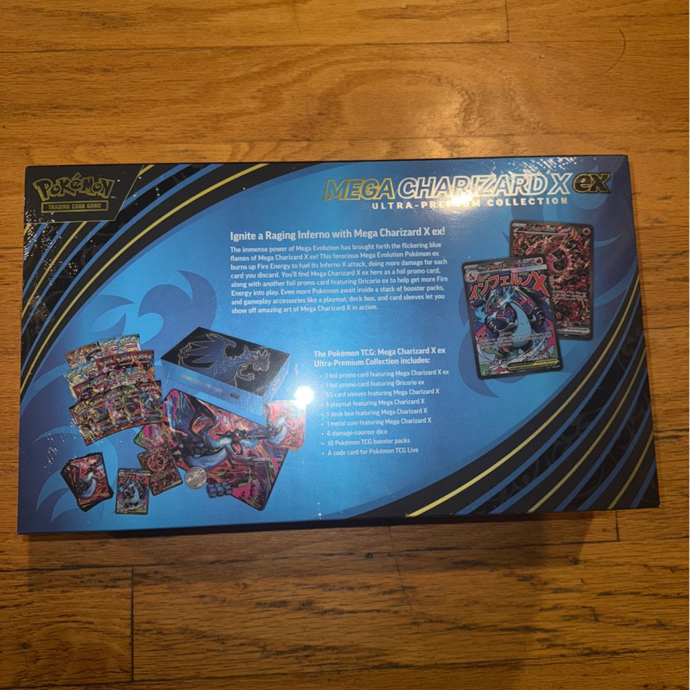 Pokemon Mega Charizard X EX Ultra Premium Collection Box BNWT - Picture 2 of 3